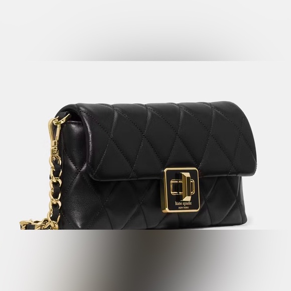 Kate Spade Carey Quilted Crossbody Black NEW - Picture 4 of 4
